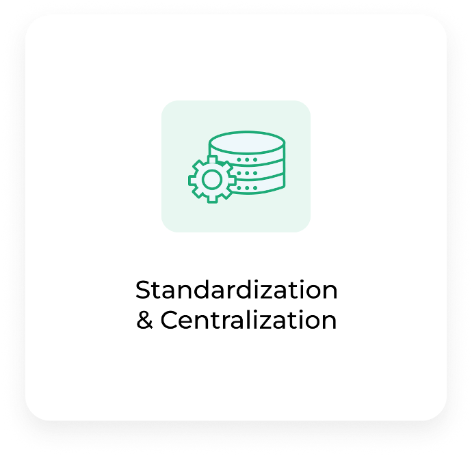 Elevate your data management with our BI services, where Standardization & Centralization become the pillars of efficiency.